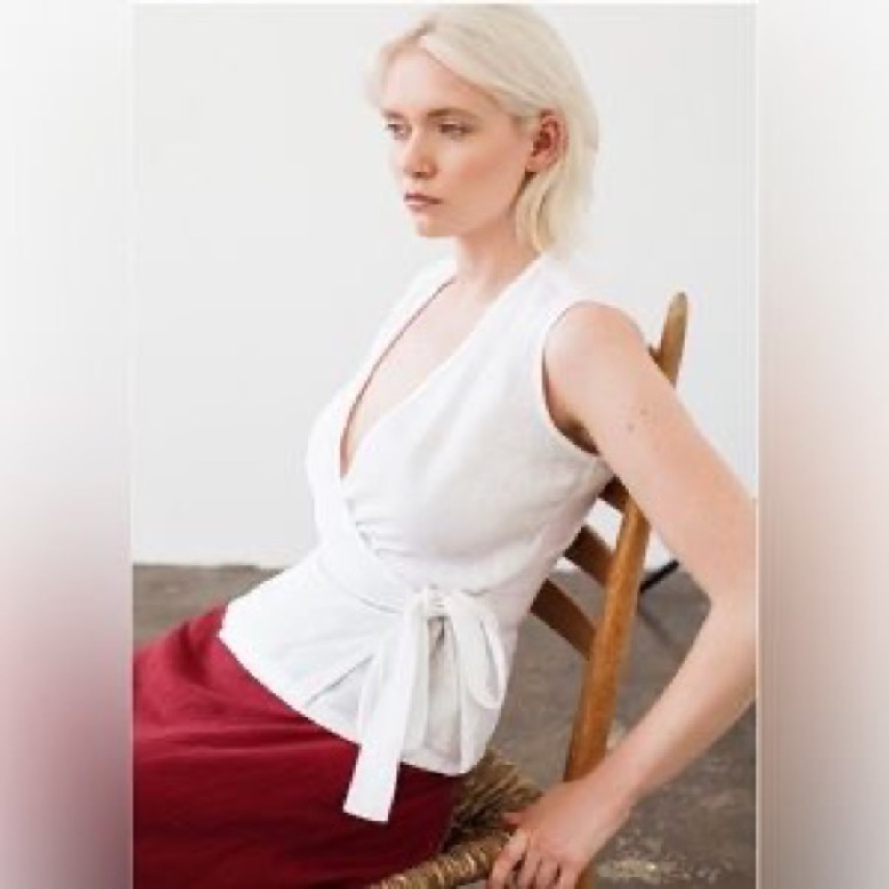 Crown linen Women’s top-New tags